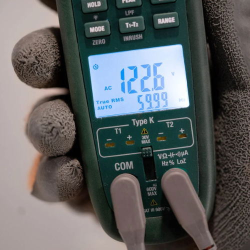 PINZA AMPERIMÉTRICA DE ENTRADA DOBLE DE 600 A EXTECH EX623A - Imagen 2