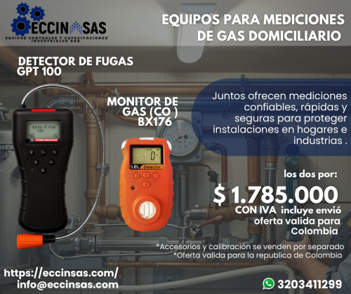 EQUIPOS PARA MEDICIONES DE GAS DOMICILIARIO