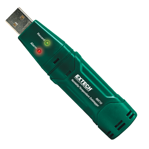 EXTECH RHT10 REGISTRADOR DE DATOS DE HUMEDAD Y TEMPERATURA USB